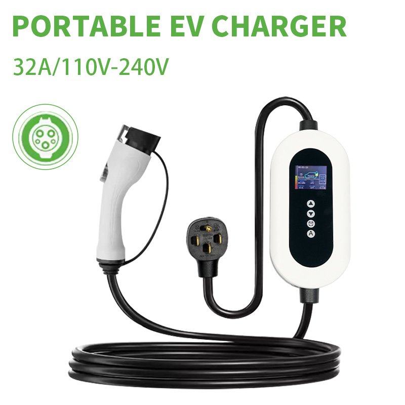 32A US Standard EV Charger with LED Screen