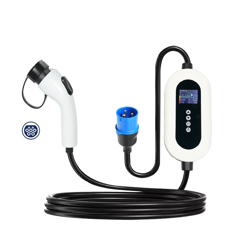 32A Chinese Standard EV Charger with LED Screen