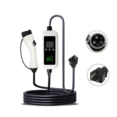 16A US Standard EV Charger with LED Screen